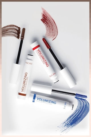 Note Cosmetics Volumizing Color Hacim ve Uzatma Etkili Renkli Tubing Maskara - Kahverengi