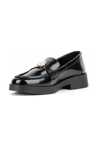 Stato Melina Metal Aksesuarlı Kadın Loafer Siyah