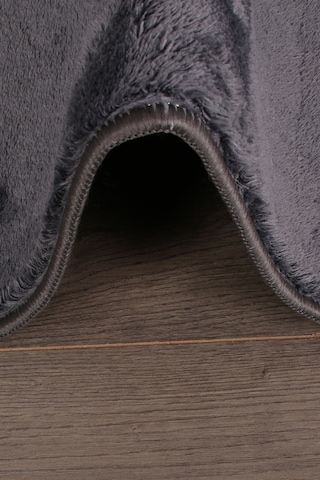 Relax Antrasit 60x100 + 50x60 Cm 2'li Köşeli Ponpon Saçaklı Banyo Antrasit