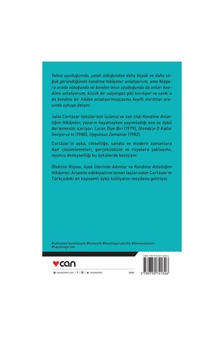 Kendime Anlattığım Hikâyeler - Julio Cortázar - Can Yayınları