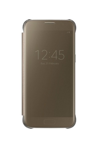 Samsung Uyumlu S7 Cep Telefonu Kılıfı, Şeffaf Altın Sku: Smgstk0f33f952b8
