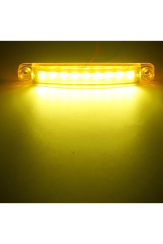Parmak Led 9 Led 4w 12-24v 10cm Sarı / Laam660