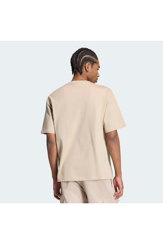 Adidas Trefoil Essentials Erkek Bej Tişört Ia7548 Krem