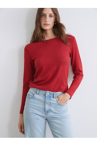 Lcw Everyday Kırmızı Bisiklet Yaka Kadın Body