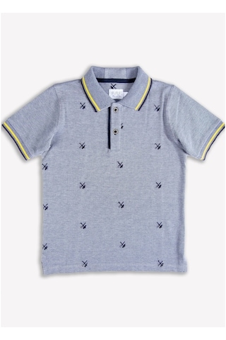 Erkek Çocuk Polo Yaka T-Shirt - Scott Mavi