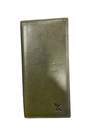 Karali Deri Mıknatıslı Arka Kartlık Cüzdan Yeşil Bc429-7 Yeşil