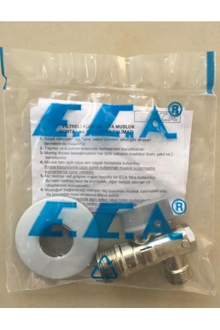 10 Adet Eca Filtreli Ara Taharet Musluk 602111043 Krom