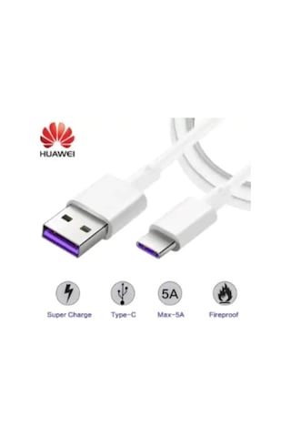 Huawei Super Charge Type-C 5 Amper Usb Kablo Adaptör
