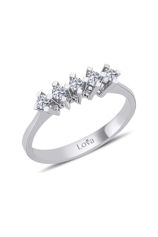 Lova G Renk 0,25 Karat Pırlanta Beştaş Yüzük - 1070086
