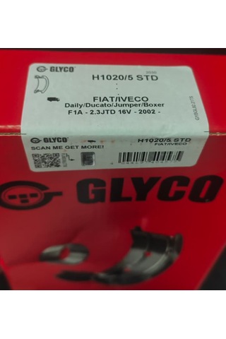 Iveco Fiat F1a Ana-kol Yatak Takım Glyco 71-4080/4 Std H1020/5 Std 1 Set