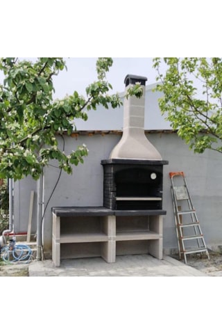 Mangal Barbekü 90 Lık Fırınlı Model