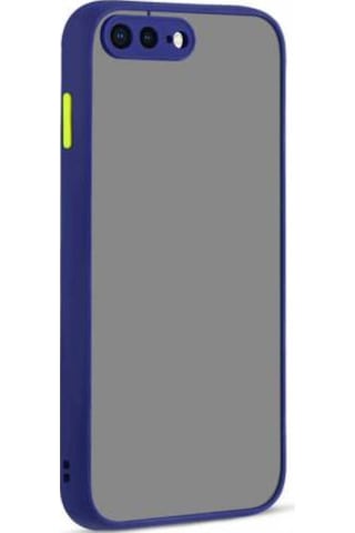 Apple Uyumlu iPhone 8 Plus Kılıf Zore Hux Düğme Ve Kapak Zıt Renk Kılıf