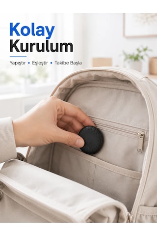 Bay Mini Akıllı 2 Yıl Pil Ömrü Android İos Uyumlu Çanta Araç Valiz Takip Aparatı Najmaddin