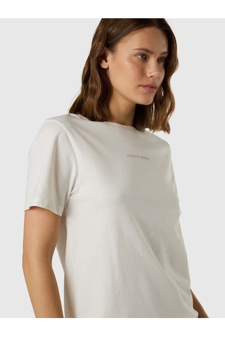 North Sails Kısa Kollu Kadın T-shirt-33530 Beyaz