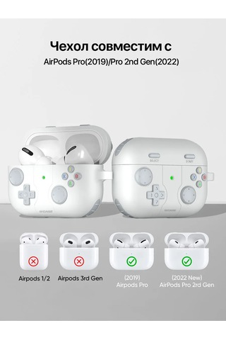 Yamcase Airpods Uyumlu Pro, Pro 2 Silikon Kulaklık Kılıfı 161449184 Beyaz
