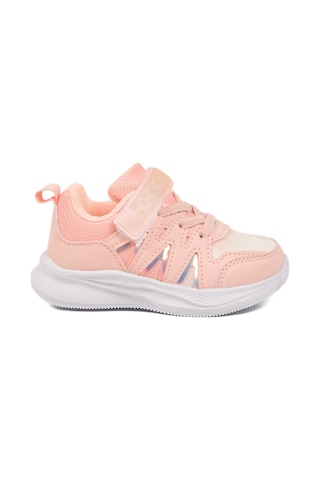 Marcokids Pembe Cırtlı Hafif Kız Bebek Spor Ayakkabı 26y905