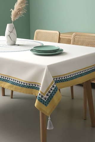 Safran Luxe Mutfak & Yemek Masası Örtüsü 150x250 Cm Çok Renkli