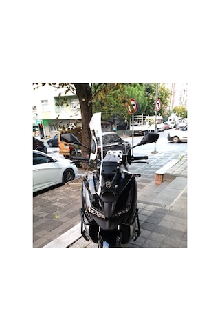 Motocam Barossa Adv 125 Ön Cam 2025-2026 Model 57cm Şeffaf Renkli 4mm Sportif