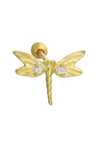 Yusufçuk Piercing 717119 Gold Gümüş