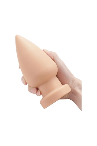 Truva Shop 17 CM Silikon Anal Plug Vantuzlu Anal Tıkaç