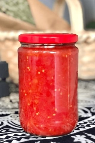 Ev Yapımı Domates Sosu / Menemen Sosu 650 Gr - 12li Paket (Cam Ka