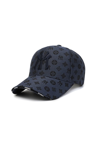 Valkyrie Desenli Nakışlı Şapka Ayarlanabilir Unisex Baseball Cap Günlük Spor Şapka Lacivert Lacivert