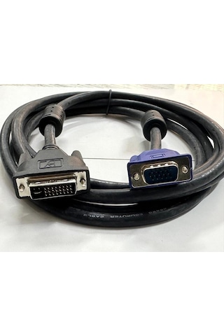 3 Metre Dvi Vga Kablo 24+5 Dvi Vga Kablo