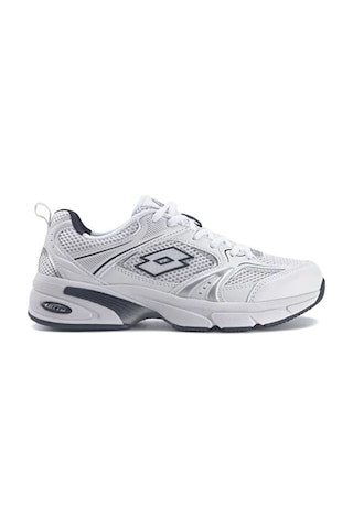Lotto Athens 4pr Günlük Erkek Yürüyüş Koşu Sneaker Ayakkabı 4w Beyaz Lacivert Beyaz - Lacivert