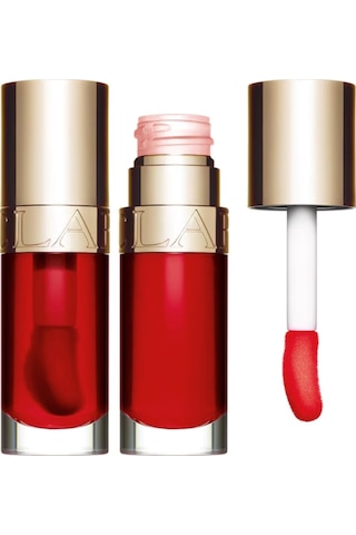 Clarins Lip Comfort Oil - Parlatıcı Dudak Yağı 08 - Strawberry
