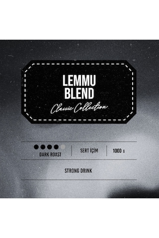 Addis Ababa Coffee - Lemmu Blend - Dark Roast - Espresso Kahve 1 KG