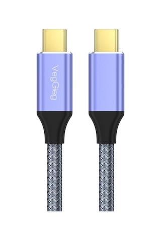 Veggieg Usb 3.1 Type-c Pd 100w 5a 10gbps 4k 60hz Destekli Kablo 1 Metre