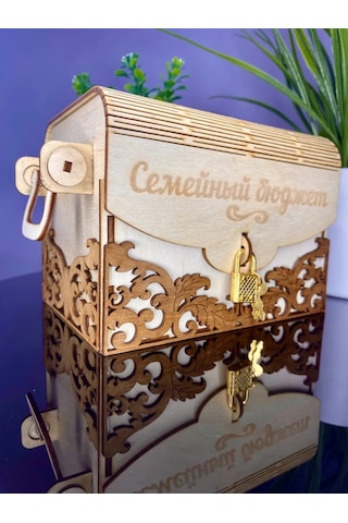 Woodnsa Ağaç Para Kumbarası Aile Bütçes 343210393