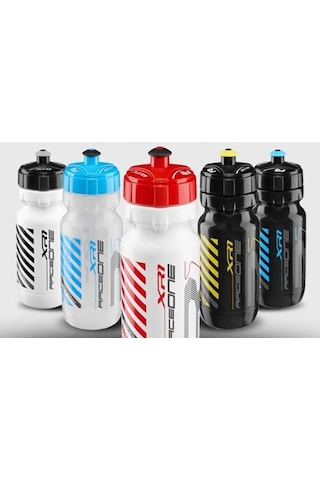 Raceone XR1 Plastik Kokusu Yapmayan Bisiklet Matarası 600 ML Beyaz Kırmızı
