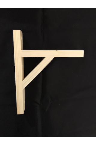 4 Adet Doğal Çam Raf Ayağı