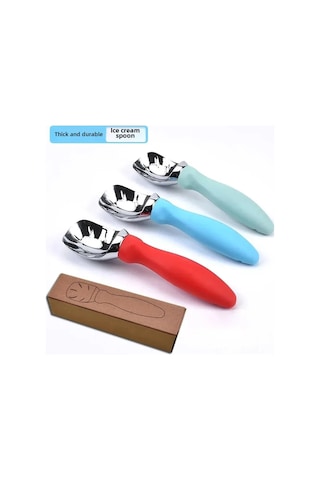 Monyee Çok Amaçlı Kalın Kupa Dondurma Kaşığı - Meyve Topu, Karpuz Scoop Ve Mutfak Aleti Kahverengi Diğer
