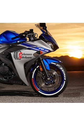 Pzero Ve Kuyruk Motorsiklet Lastik Yazısı Sticker 4 Adet