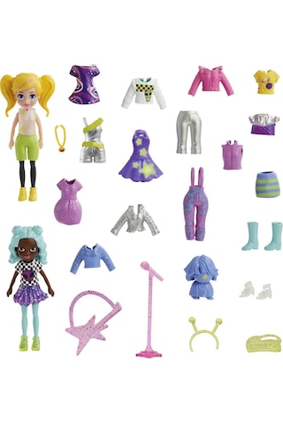 Polly Pocket Ve Arkadaşları Farklı Moda Aksesuarları Oyun Setleri