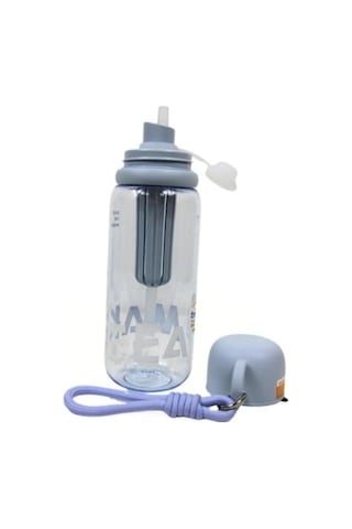 Cup Cover Su Matarası Tritan Mavi 800ml Çok Renkli