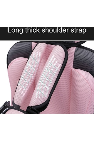 Wondernest Araba Taşınabilir Çocuk Koltuğu 50x33x21cm Açık Mavi Gri Portatif Oto Koltuğu