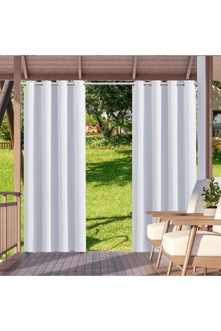 Wezone Su Geçirmez Opak Perde - 132x213cm - İç/dış Mekan Kullanımı İçin