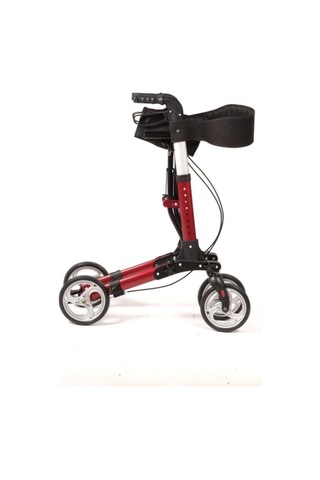 4 Tekerli Yürüteç Rollatör Lüx Oturaklı Katlanabilir Lüx Alüminyum