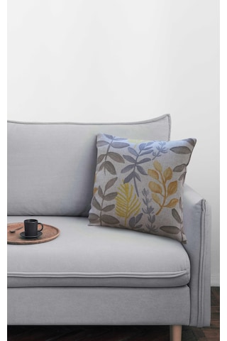 Melodie Keten Kırlent Kılıfı Desenli 45 x 45