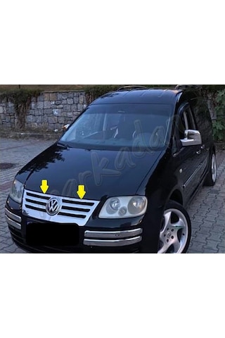 Markadan Vw Caddy Krom Ön Panjur Formlu 2004-2010 Paslanmaz Çelik N11.5628