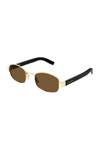 Saint Laurent Sl706 001 53 Unisex Güneş Gözlüğü Altın