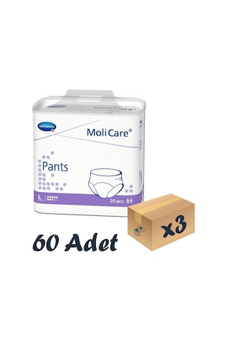 Hartmann Molicare Pants 8 Damla Emici Külot L 3 x 20'li 60 Adet