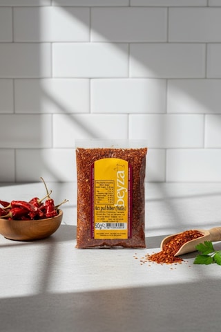 Beyza Acı Pul Biber Halis 50 Gr Doğal Ve Yoğun Acılı