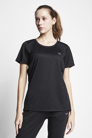 LESCON Siyah Kadın Kısa Kollu T-Shirt 23S-2204-23B Siyah