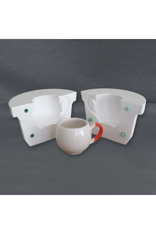 Tombul Fincan Alçı Kalıbı Tombul Fincan Sanatsal Seri
