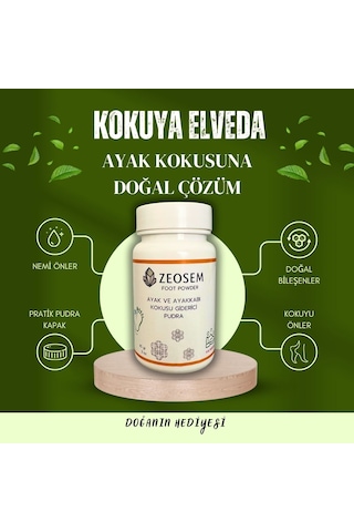 Zeosem Ayak Ve Ayakkabı Koku Giderici 85 G