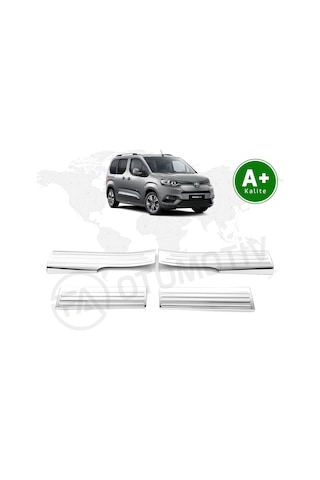 Toyota Proace City Krom Kapı Eşiği Kaplaması 2019 Model Ve Sonras